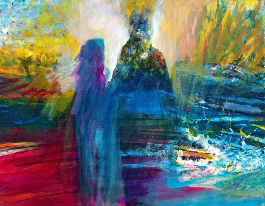 Man and Woman - Figurative Print — Raanan Art